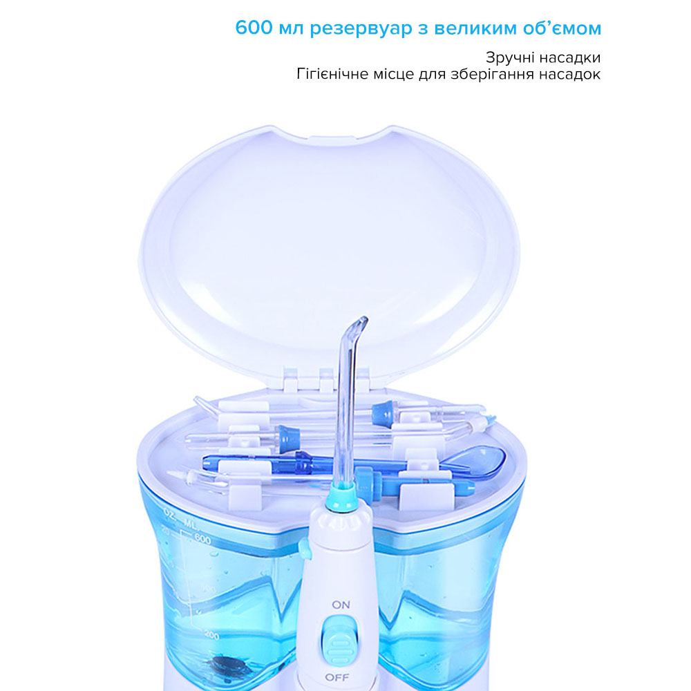 Іригатор PECHAM Professional White Edition + річний запас насадок